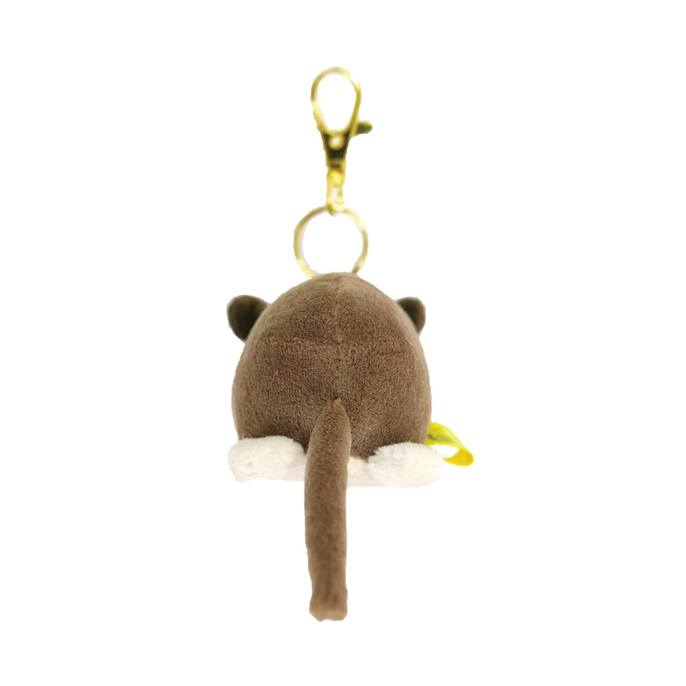 Sun Lemon Baby Animals Keychain Shrew Brown 6x17x10cm Plush Keychain P-1693