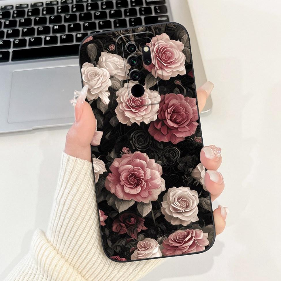 For Redmi Note 8 Pro Case Cover Silicone Cute Cat Fashion Butterfly Flowers Love Funny Painted Casing 2015105 M1906G7I M1906G7G
