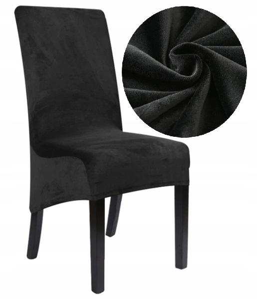Cover For Xxl Sloping Chair, Black Velvet
