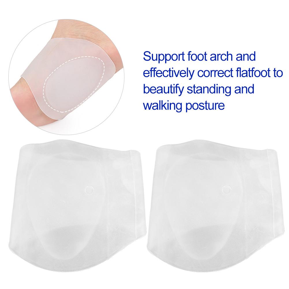 Orthotic Silicone Feet Foot Arch Support Cushion Shoe Insoles Pads Sore Relieve