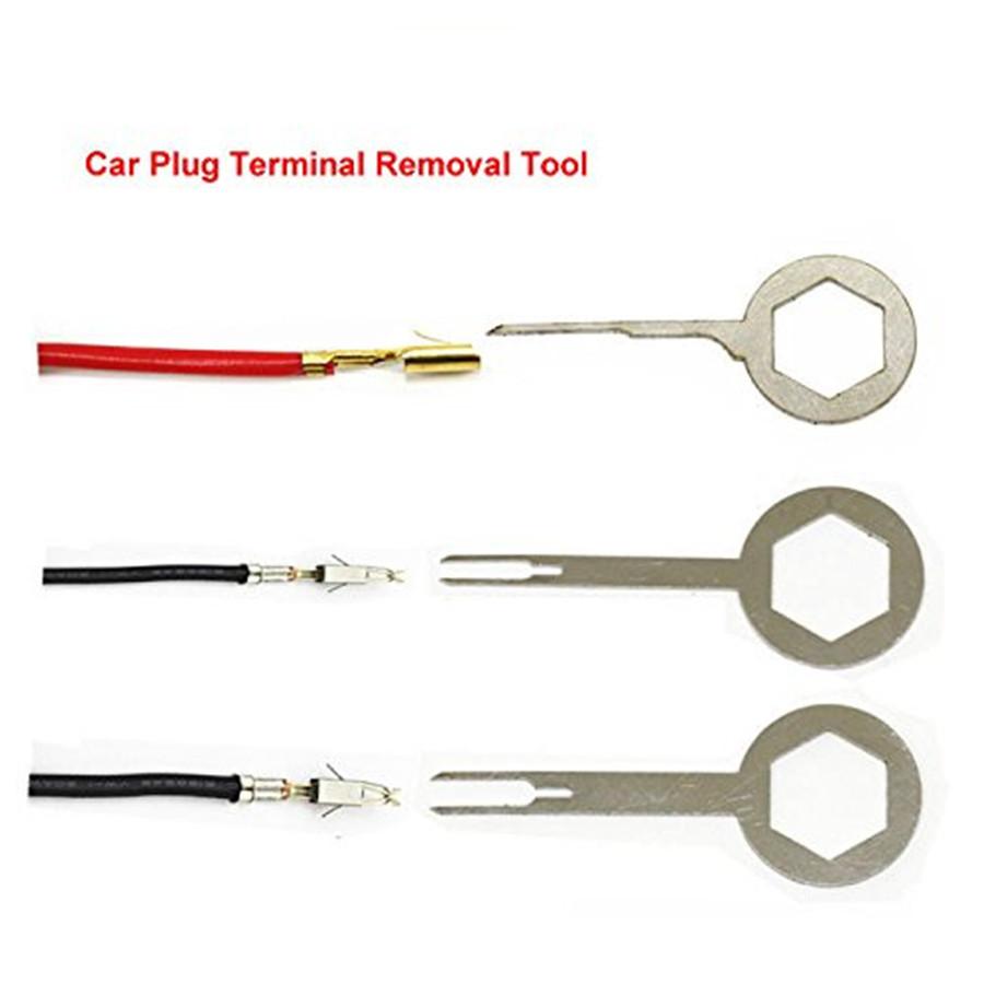 14Pcs Universal Car Wiring Connector Pin Extractor Puller Terminal Removal Tools