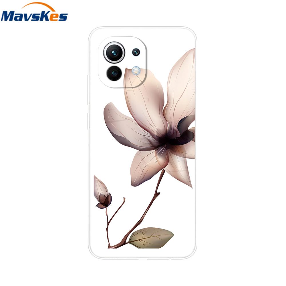 Case For Xiaomi 11 Lite NE 5G Soft TPU Silicone Cover For Xiaomi Mi 11 Lite Mi11 Lite Cases For Xiomi Mi 11 Funda Fashion Bumper