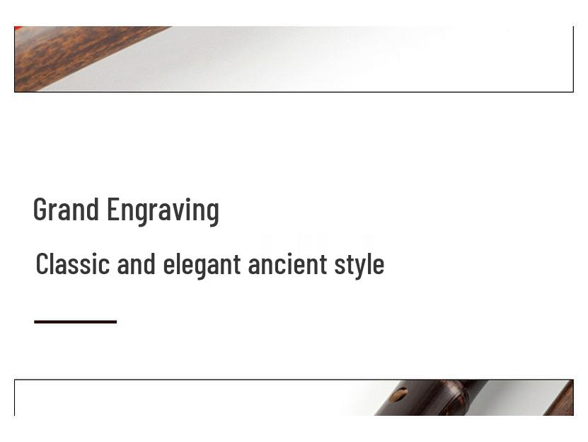 Professional Eight-Hole Purple Bamboo Xiao Flute - F/G Key, Ancient Style, High-End Dong Xiao Instrument