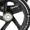 145mm MASTER Scooter Wheels Black + Bearings