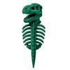 Haustier-Kleidung in Dinosaurierskelett-Form, weiches Plüschmaterial, 3D-dreidimensionale Schnittführung, geeignet für Katzen- und Hundekostüme, geeignet