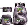 New Hacker Junior Starry Sky School Bag Three-piece Set 10 Heat Transfer Personalized Backpack Leisure Bag