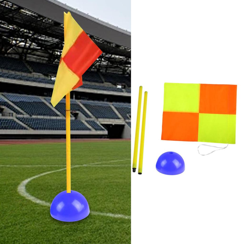 Soccer Corner Flag Soccer Agility Poles Playing Field Equipment for Soccer