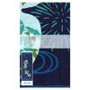 Hamamonyo Illustrated Hand Towel Summer Flowers and Goldfish