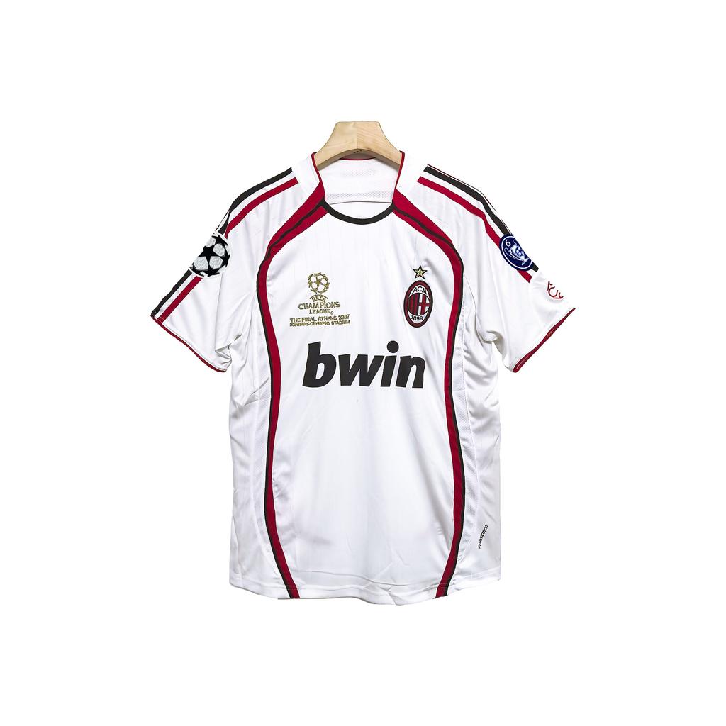 0607AC Milan retro jersey Cacanesta Maldini Inzaghi Pirlo long short-sleeved football jersey