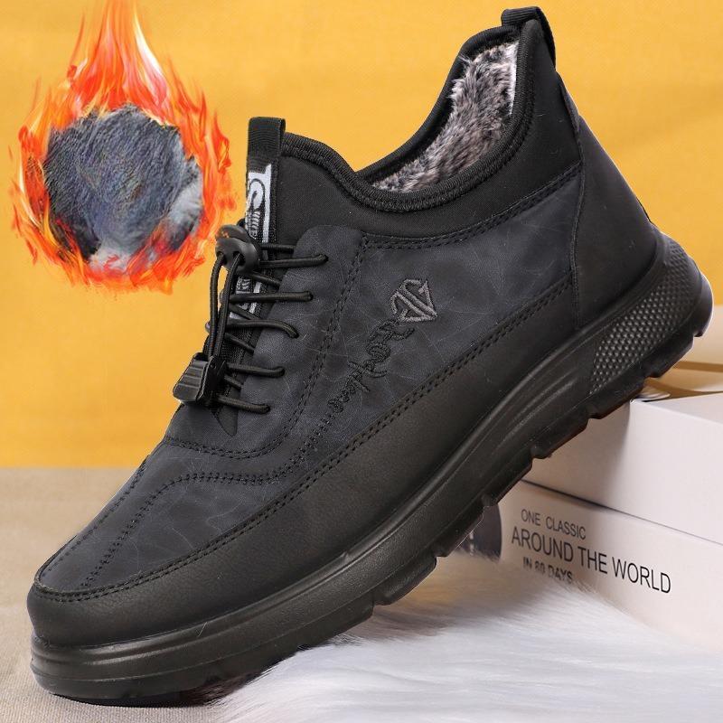 Herrskor Ankelstövlar Snöstövlar Vardagliga och Bekväma Skor Utomhusskor för Vinter