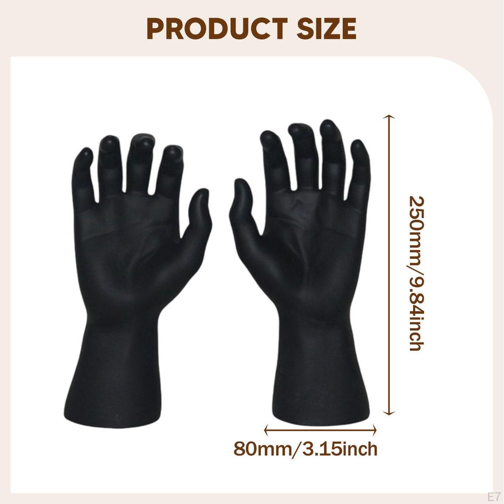 Male Hand Models for Glove Display Photography Shop Right and Left Decorative Halloween Decorations
