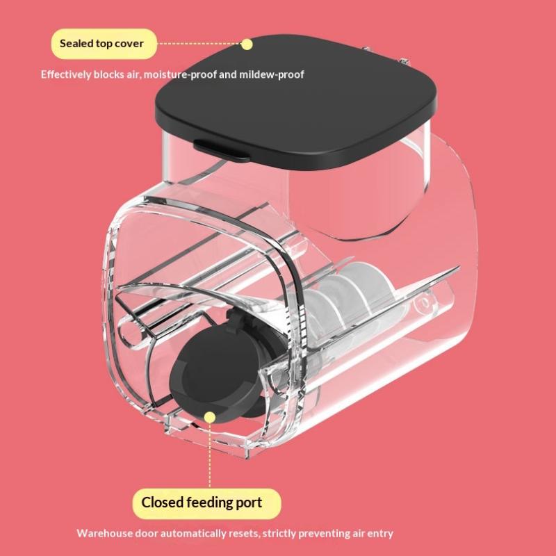 Adjustable Smart Automatic Feed Feeder With Lcd /Indicator Lights Automatic Fish Tank Auto Feeder Aquarium Accessories