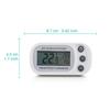 Fridge Thermometer With Hook Anti-Humidity Refrigerator Freezer Electric Lcd Display Digital Thermometer Temperature Monitor