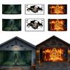 Halloween Garage Door Cover Banner Large Hanging Backdrop Halloween Outdoor Hanging Banner for Outdoor Indoor Wall Decor