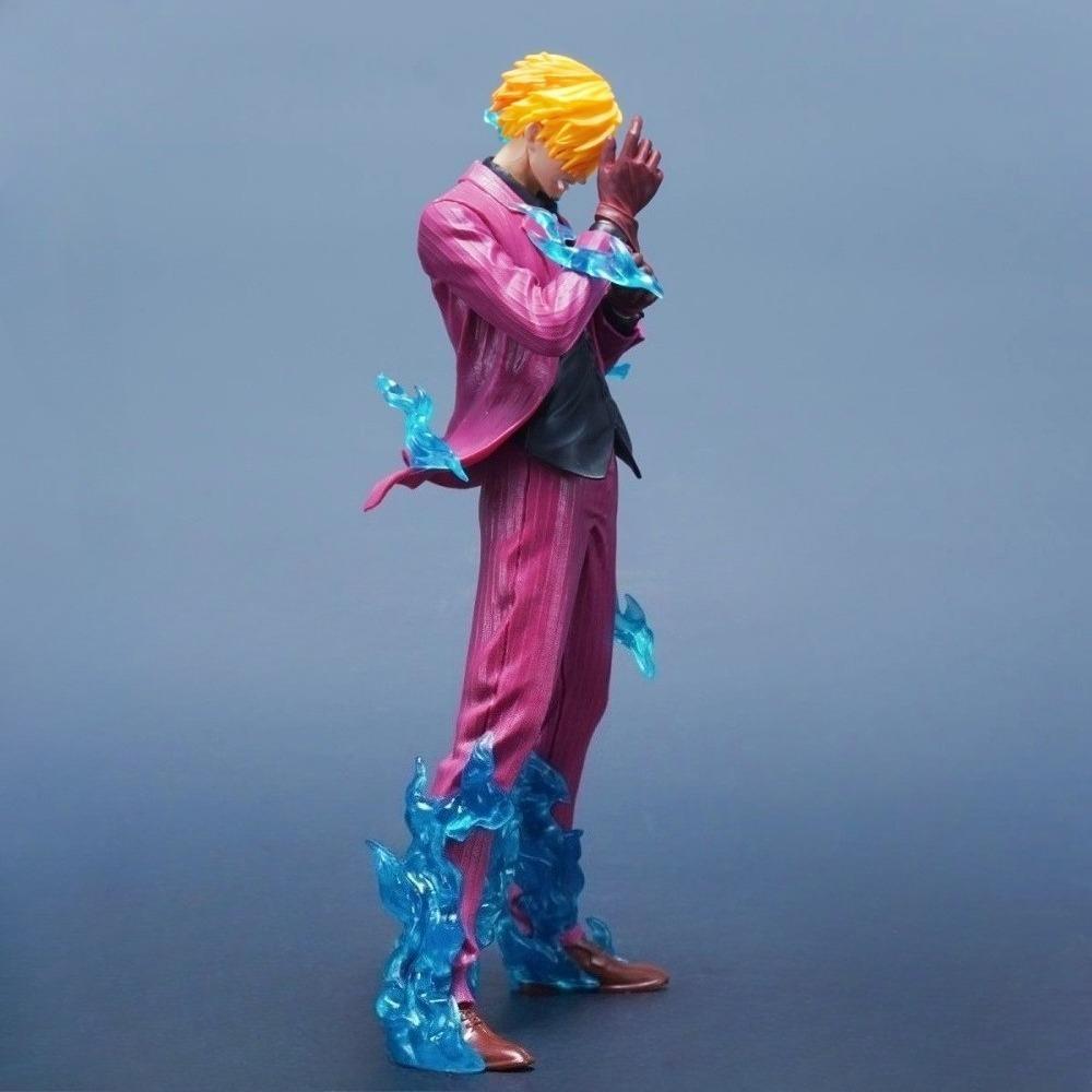 24cm/9.45in Anime Figure Sanji Action Figures Pvc Statue Desktop Ornamen Collection Model Toys Gifts ONE PIECE Poseable Articulated Scale Detailed