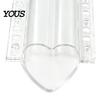 Cucumber Growing Mold Mold, Heart Shaped, Clear Vegetable Fruit Shaping Gardening Supplies Plastic Reusable for Zucchini