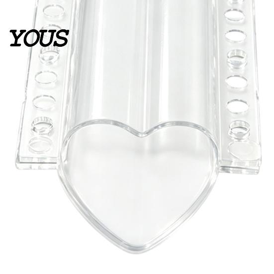 Cucumber Growing Mold Mold, Heart Shaped, Clear Vegetable Fruit Shaping Gardening Supplies Plastic Reusable for Zucchini