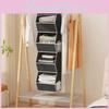 Modern Multicompartment Closet Hanging Bag With Large Capacity For Bedroom Storage And Shoes