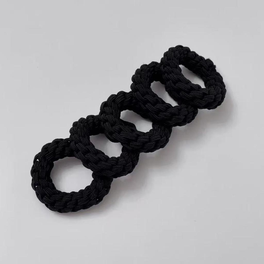 5pcs/bag High Elastic Durable Rubber Bands for Women Without Damaging Headwear Female Hairbands Hair Style Accessories for Women