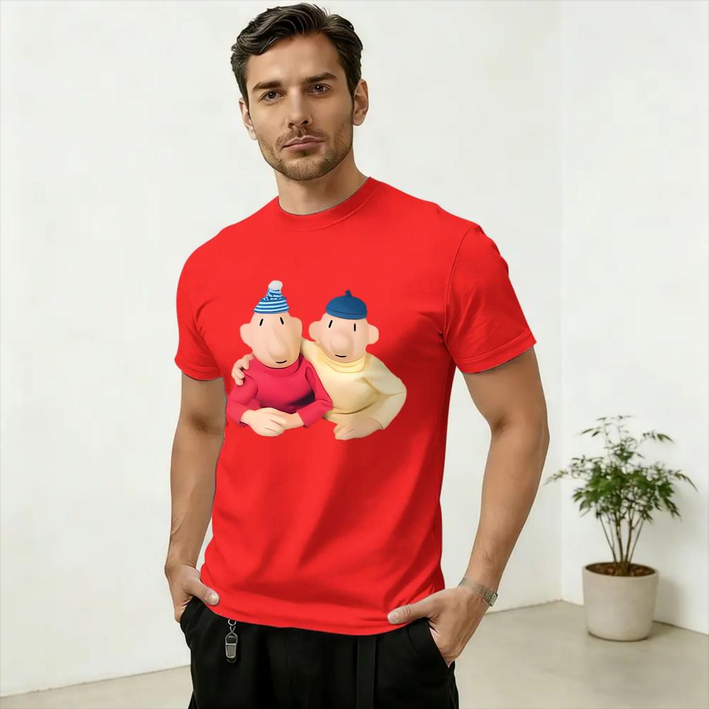 Camisetas Unisex Pats Mats Camiseta Casual Manga Corta Cuello Redondo Camisetas 100% Algodón Idea de Regalo Ropa