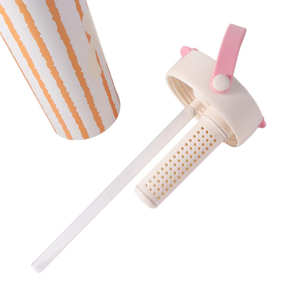 600ml Stainless Steel Cup Leak-proof Travel Tumbler Water Bottle Thermos Bottle Cold Drink