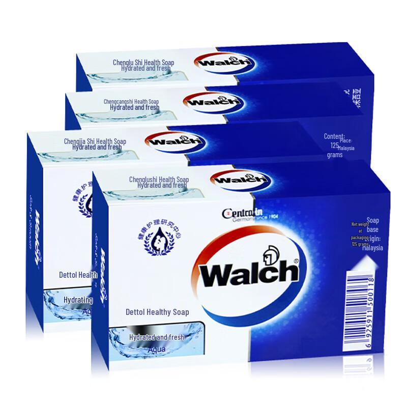 Walch Healthy Hydrating Fresh Soap (4 x 125g)