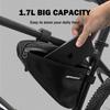 Outdoor Cycling Bicycle Triangle Bag, Large Capacity Bicycle Frame Storage Bag, Multifunctional Mountain Bike Front Tube Bag