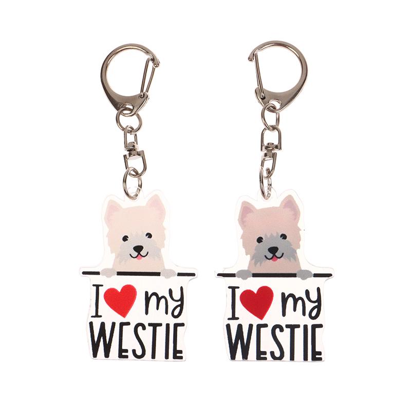 

Я люблю своего Вести золотистого ретривера терьера бигля брелок акриловые брелки аксессуары милый кулон на сумку для фанатов подарки