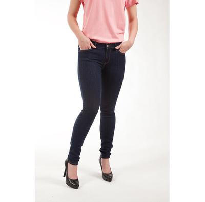Lee Scarlett Solid Blue Jeans