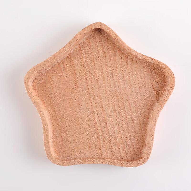Abay Christmas Star Wooden Snack Plate