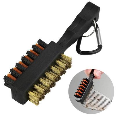 1 Stuks Golfclub Borstel Groefreiniger Dubbelzijdige Gereedschappen Draagbaar Metaal Lichtgewicht Nylon Accessoires