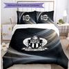 OGC Nice FC Printed 3PCS Bedding Set Breathable Duvet Cover with Pillowcases Decorative Bed Linen for Bedroom Home