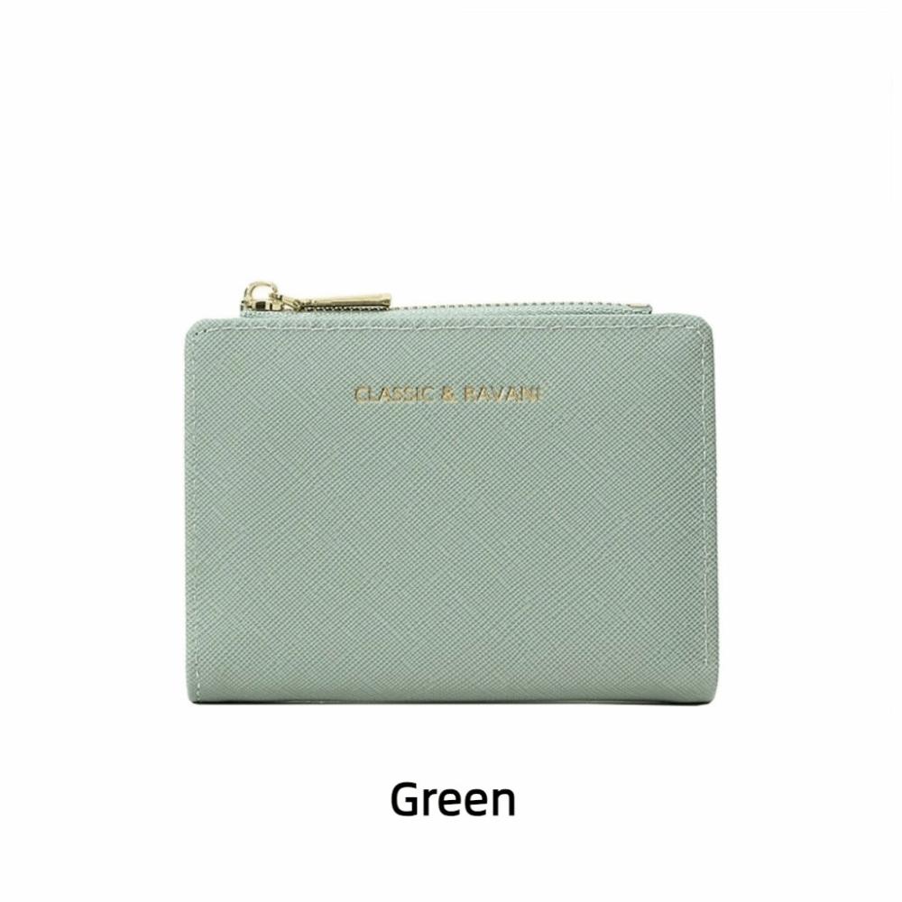 Card Pocket Card Holders Clutch PU Leather Short Wallet Change Bag PU Coin Purse  Female