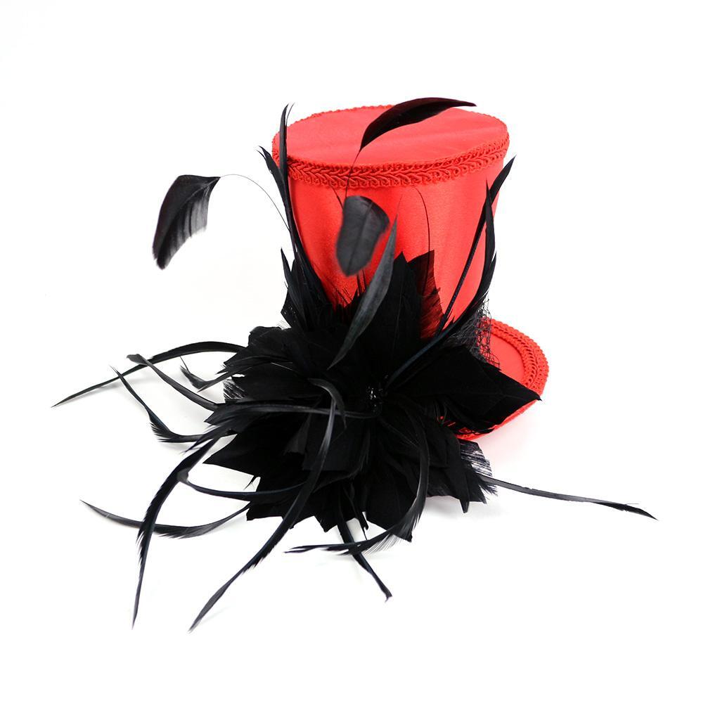 Vintage Fascinator Top Hat Wedding Bridal Woman Fancy Dress