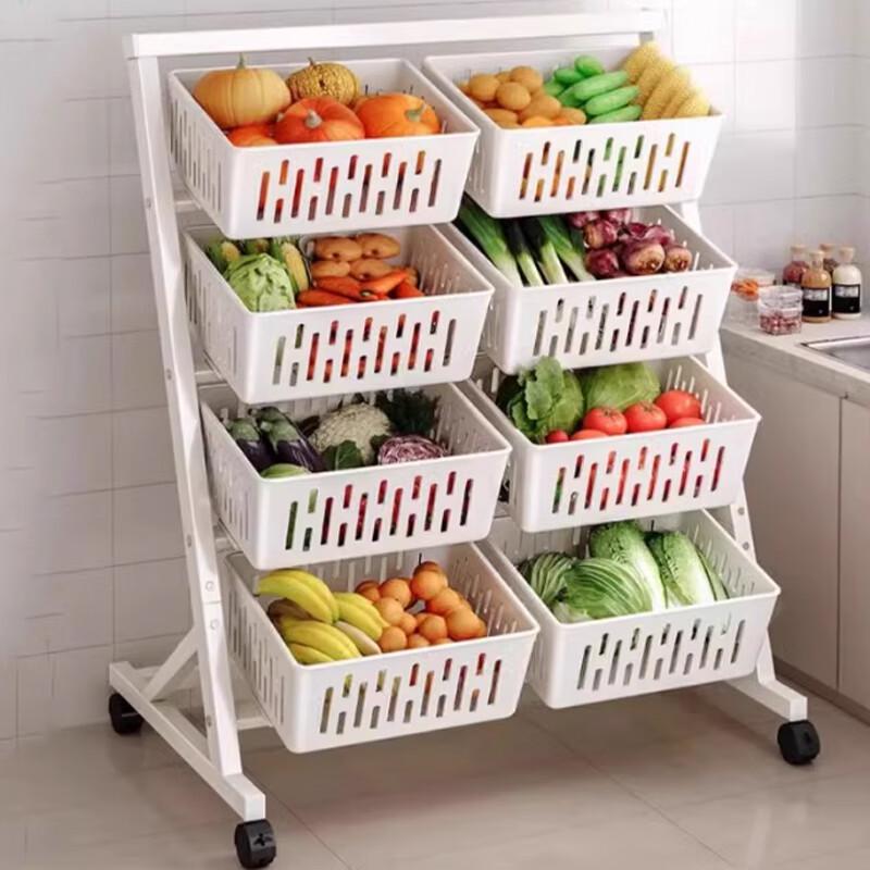 Multi-Layer Kitchen Rolling Storage Cart