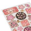 Kawasumi Washi Gold Foil Stickers Sakura and 1 Total of 2 Stickers (1 Romantic) -