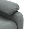 Vidaxl Armchair With Massage, Dark Gray, Fabric