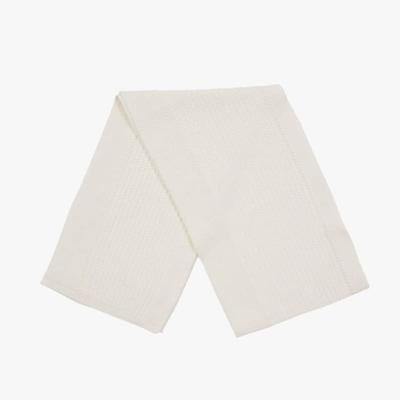 Saint Luxure Soft Leaf Muffler Ivory