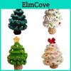 Handmade Diy Knitting Material Kit For Christmas Tree With Santa Claus Perfect Gift For Christmas Celebration
