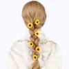 6PCS Sunflower Hair Barrettes for Casual Formal Festival Hair Clip Women Girl Hair Styling Tool Nonslip Flower Side Pin