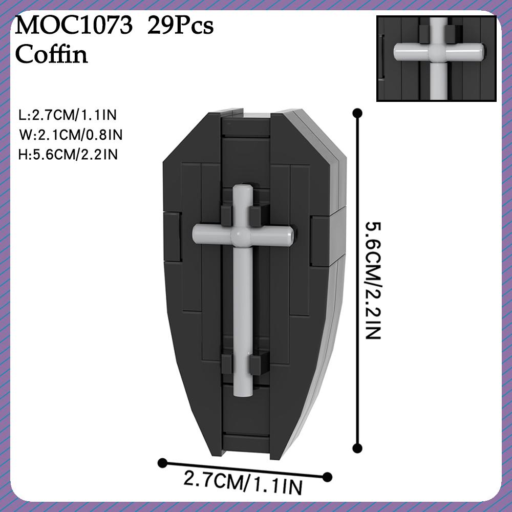 

MOC Хэллоуин Кирпичный Призрак Кладбище Тыква Каретный Дом Ведьма Совместимые Строительные Блоки Игрушки Для Детей Взрослых Друзей Подарок