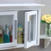1/12 Doll House Miniature Kitchen Wall Cabinet with Smoothly Wood For Scene Setting Doll House Landscape Accessories
