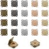20 Sets Magnetic Snap Fasteners, Sewn Closures, Metal Fasteners, Snaps, Suitable For Bags, DIY Clothing, Handbags, Leather Jackets, Handbags, 14 Mm.