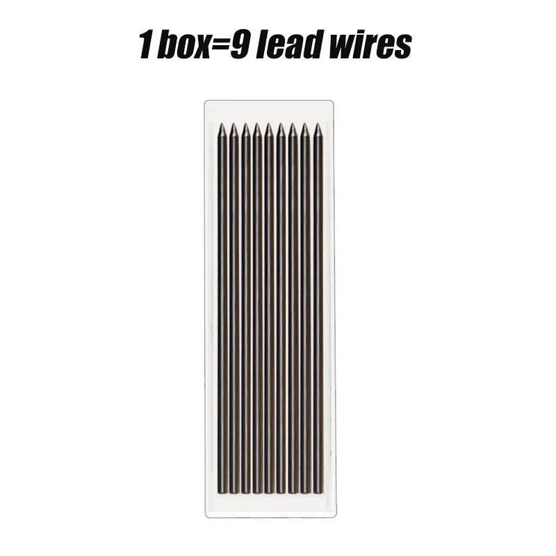 2.8mm Solid Carpenter Mechanical Pencil With Sharpener For Woodworking Construction Long Head Carpenter Pencil Stationery Tools