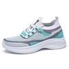 Mesh Casual Women's Shoes Woven Mesh New Breathable Soft Sole Running Casual Versatile Thick Sole Sports Casual Shoes