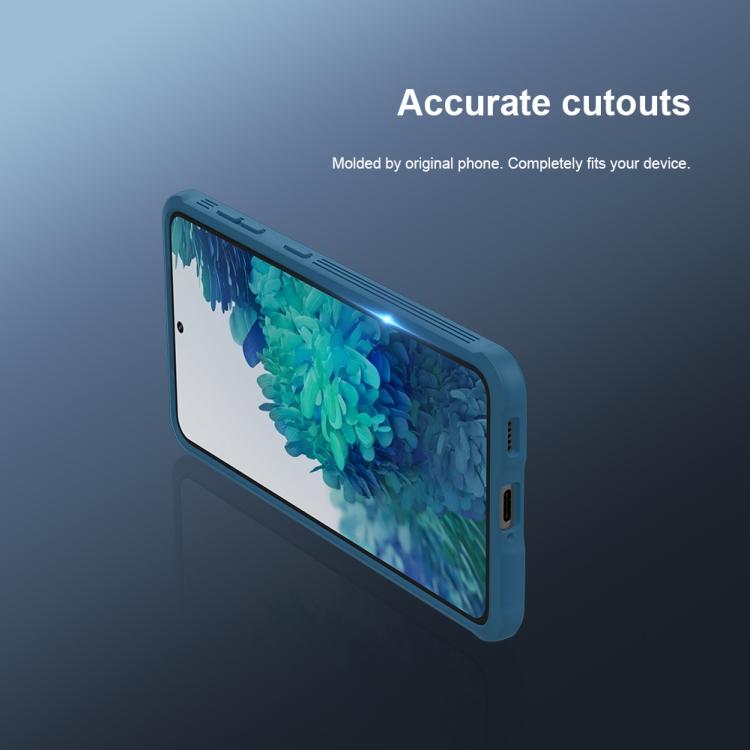 Dla Samsung Galaxy S21 5G NILLKIN Seria Black Mirror Pro Camshield Pełne Pokrycie Pyłoszczelne Odporne na Zarysowania Etui na Telefon