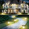 Solar Light Outdoor Garden Solar Powered Waterproof Motion Sensor Pathway Light Landscape Spotlight Yard Backyard Lawn