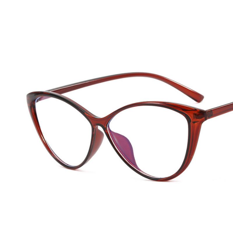 Ultra Light Cat Eye Frame Clear Lens Glasses Myopia Nerd Spectacles -0.5 to -6.0 Round Face Hyperopia +0.5 to +6.0