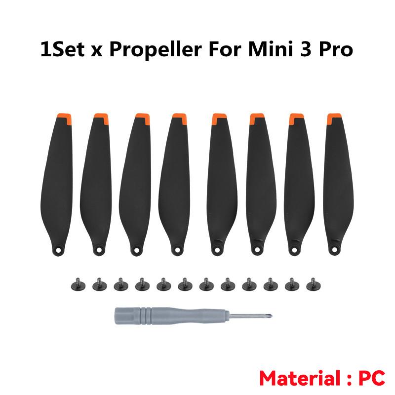

Для DJI Mini 3 4 Pro Пластикові/Вуглеволокно Пропелери Легкі Пропелери Складні Опори Лопаті Для Аксесуарів для Дрона DJI