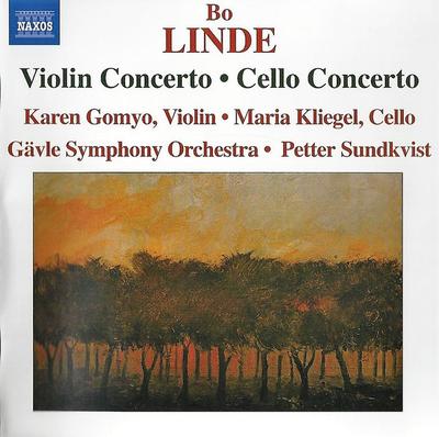 CD BO LINDE – KAREN GOMYO, MARIA KLIEG - Violin Concerto • Cello Concerto 8557855 Naxos 2005 Europe Classical Used